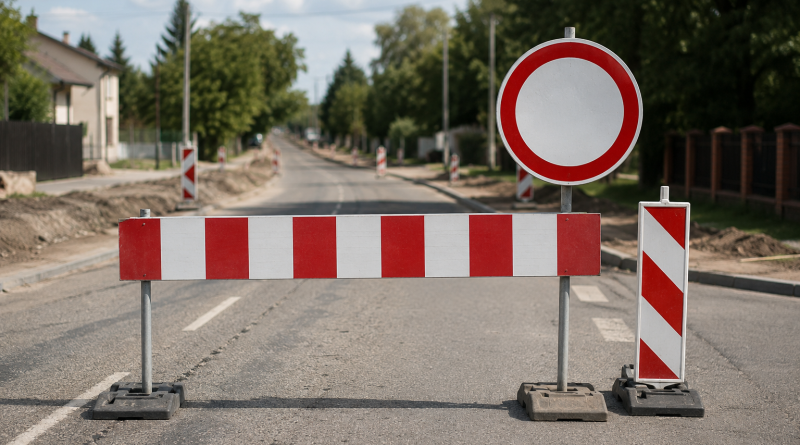 V Kralupech nad Vltavou začala souběžná rekonstrukce. Libušina ulice je dočasně uzavřena